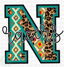 Load image into Gallery viewer, CUSTOM Aztec Letter PNG | Hand Drawn | Sublimation Design
