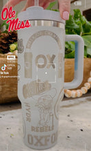 Load image into Gallery viewer, Full Wrap 40 oz. Tumbler with Handle and Straw
