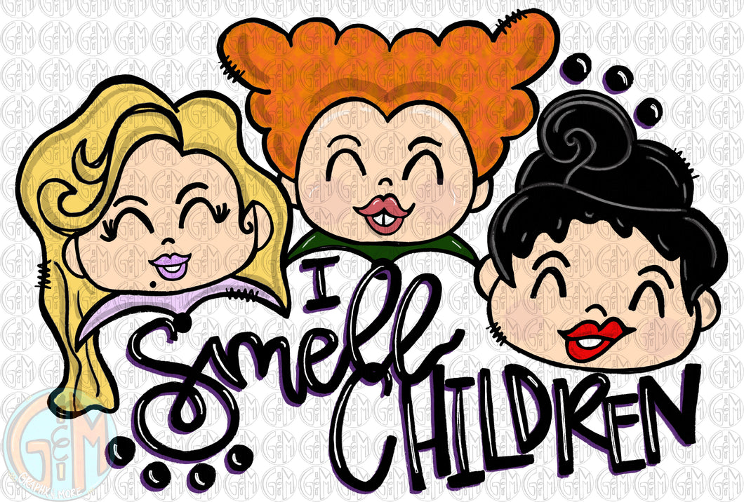 I Smell Children PNG | Sublimation Design | Hand Drawn