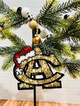 Load image into Gallery viewer, School Logo Santa Hat Ornament
