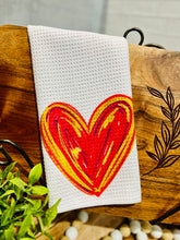 Load image into Gallery viewer, Valentine’s Waffle Towels
