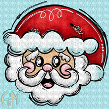 Load image into Gallery viewer, 2023 Santa PNG | Hand Drawn | Sublimation Design
