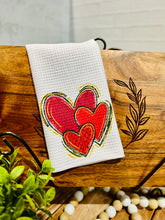 Load image into Gallery viewer, Valentine’s Waffle Towels
