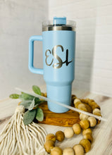 Load image into Gallery viewer, Custom 40 oz. Tumbler with Handle and Straw
