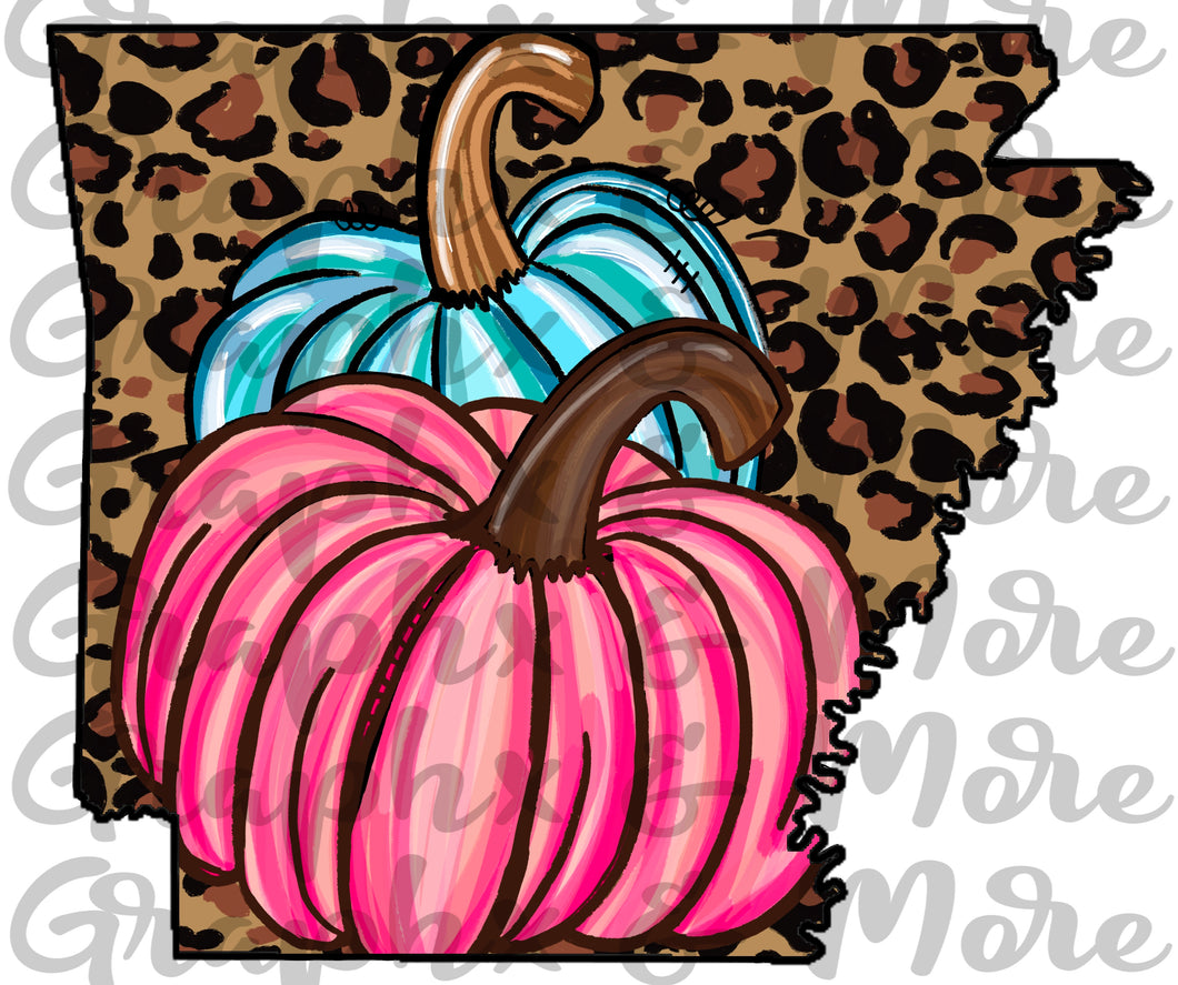 Pumpkin Arkansas PNG | Sublimation Design | Hand Drawn