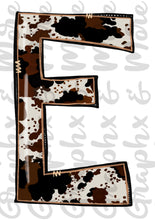 Load image into Gallery viewer, Cowhide Alpha Pack PNG | Sublimation Design | Hand Drawn
