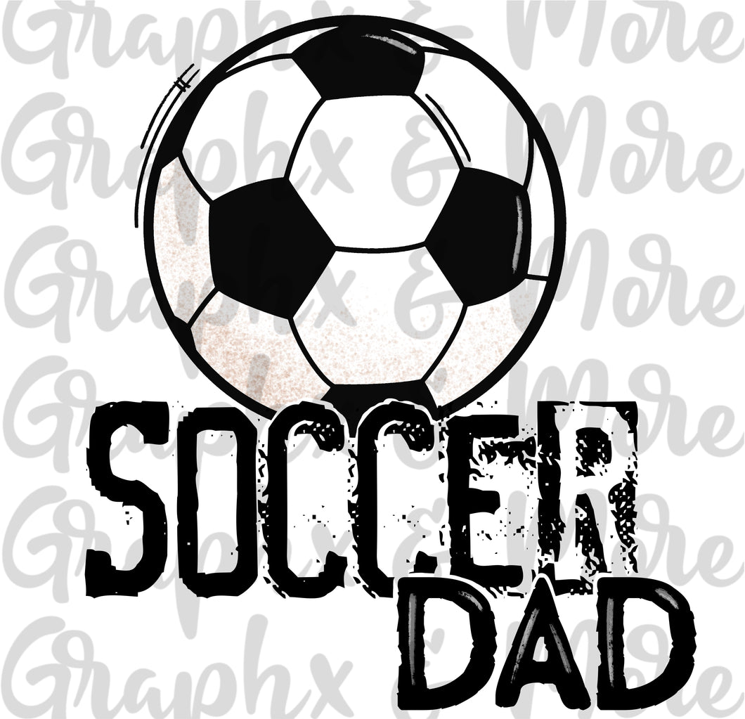 Soccer Dad PNG | Sublimation Design | Hand Drawn