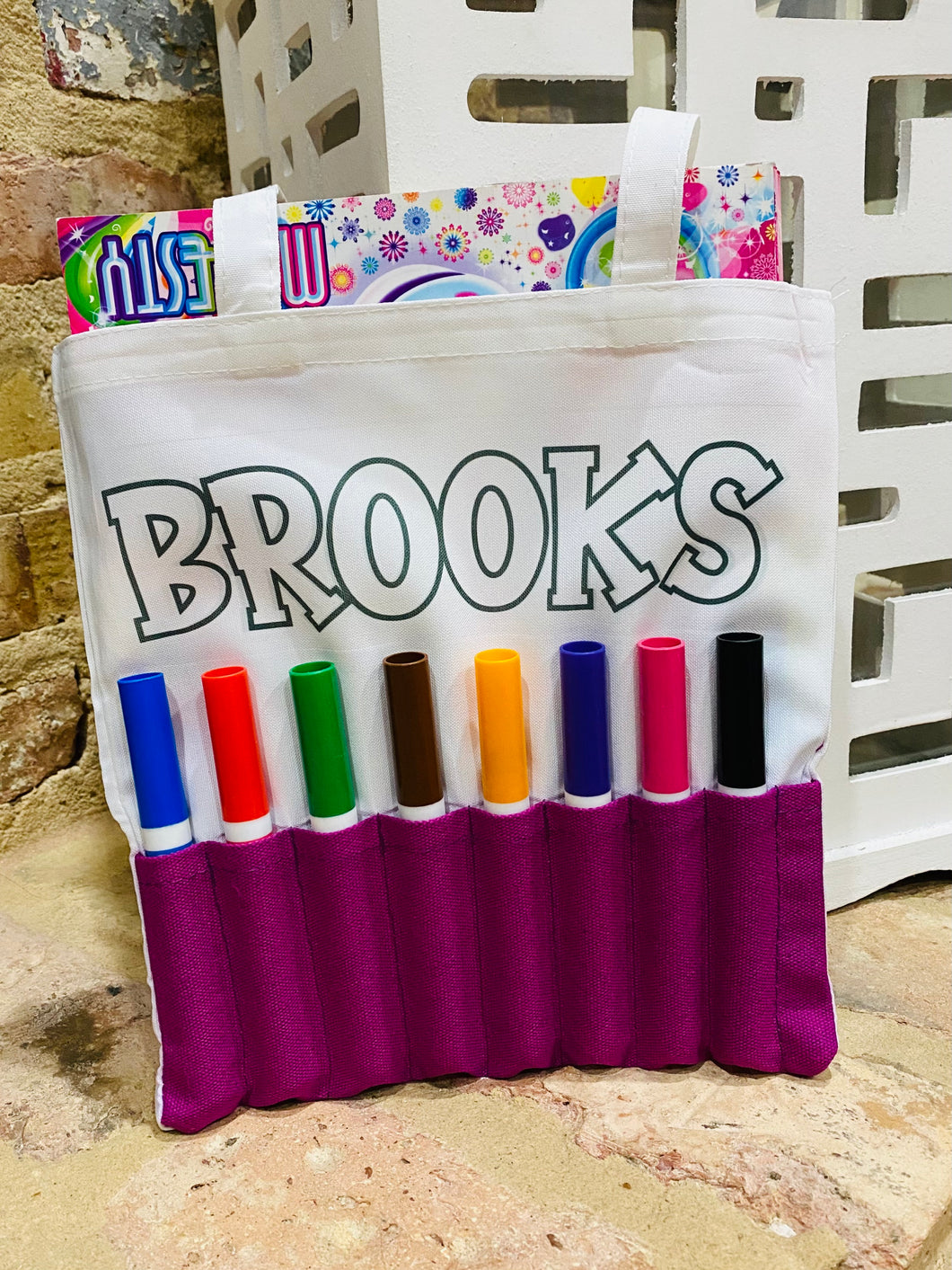 Personalized Coloring Bags