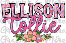 Load image into Gallery viewer, Personalized Name Design PNG | Custom | Sublimation Design | Hand Drawn
