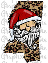 Load image into Gallery viewer, SCREEN PRINT TRANSFER | Full Color MS Leopard Santa
