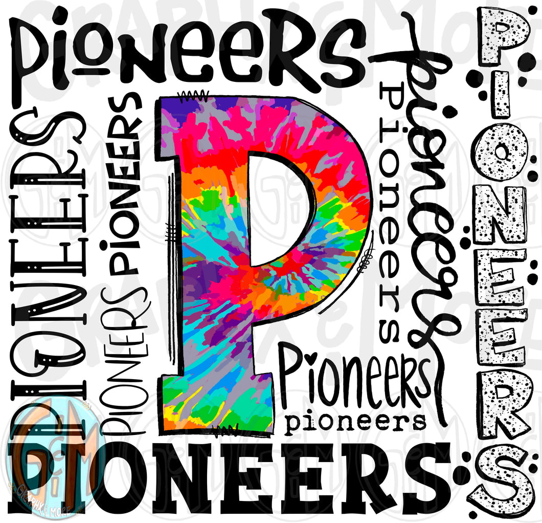 Pioneers Collage PNG | Sublimation Design | Hand Drawn