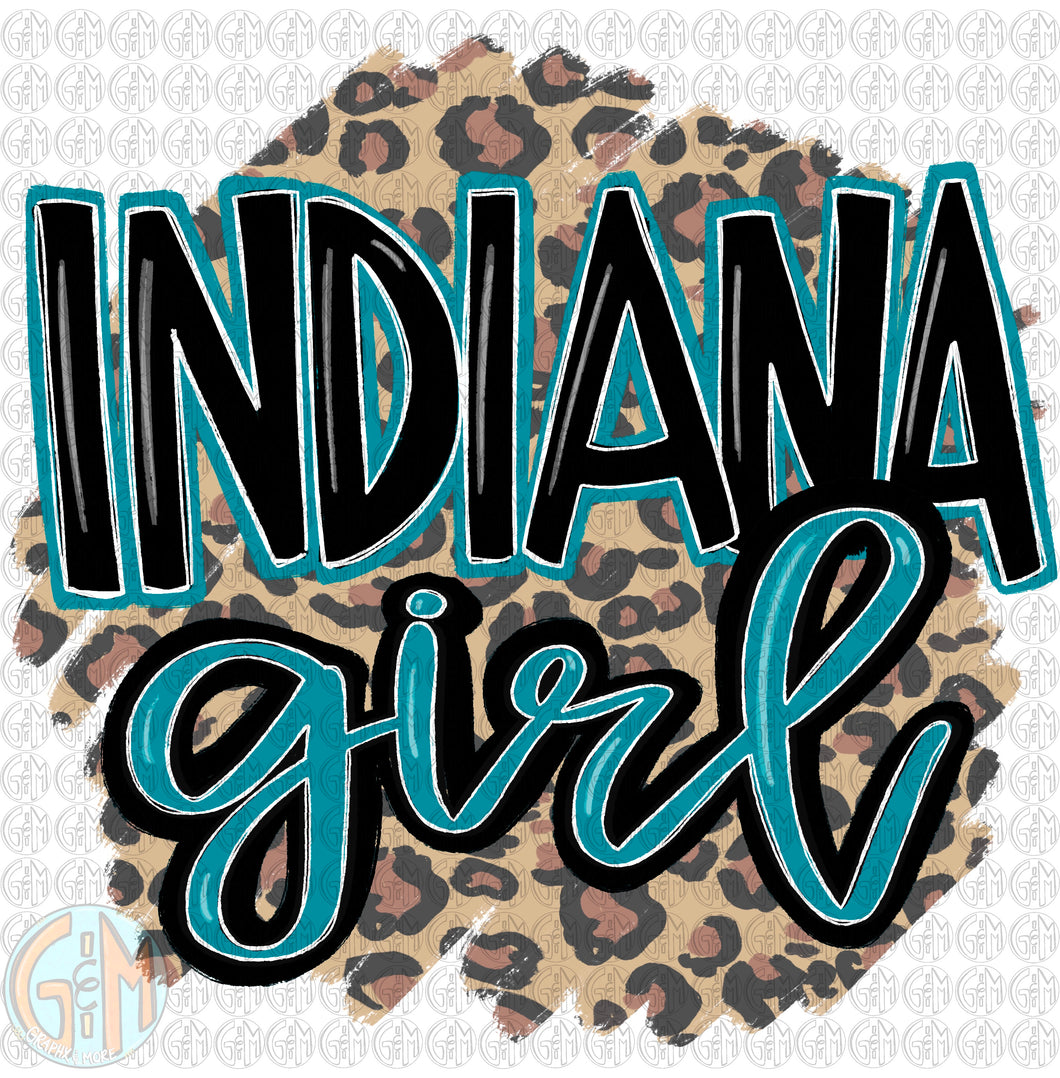 Indiana Girl PNG | Sublimation Design | Hand Drawn