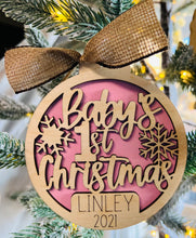 Load image into Gallery viewer, Baby’s First Christmas Ornament
