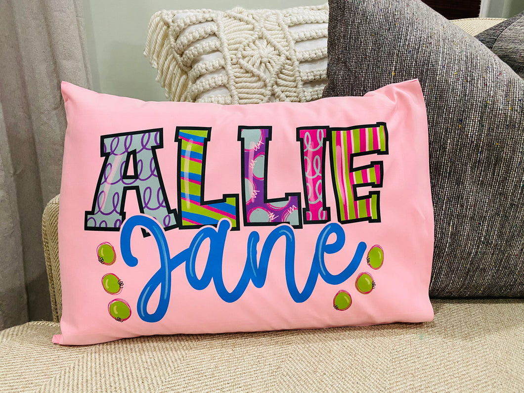 Personalized Travel Sized Pillow Case