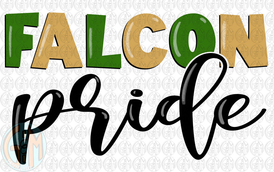 Falcon Pride PNG | Sublimation Design | Hand Drawn