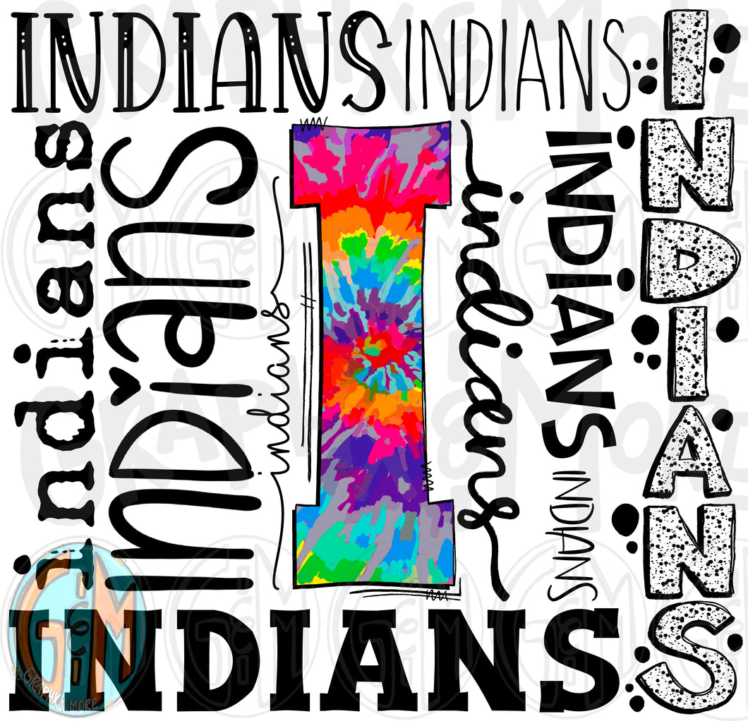 Indians Collage PNG | Sublimation Design | Hand Drawn